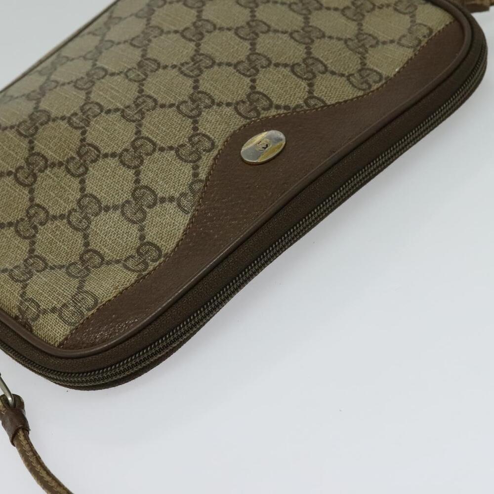 GUCCI GG Supreme Shoulder Bag Pvc Beige 97 02 068 - Picture 6 of 12